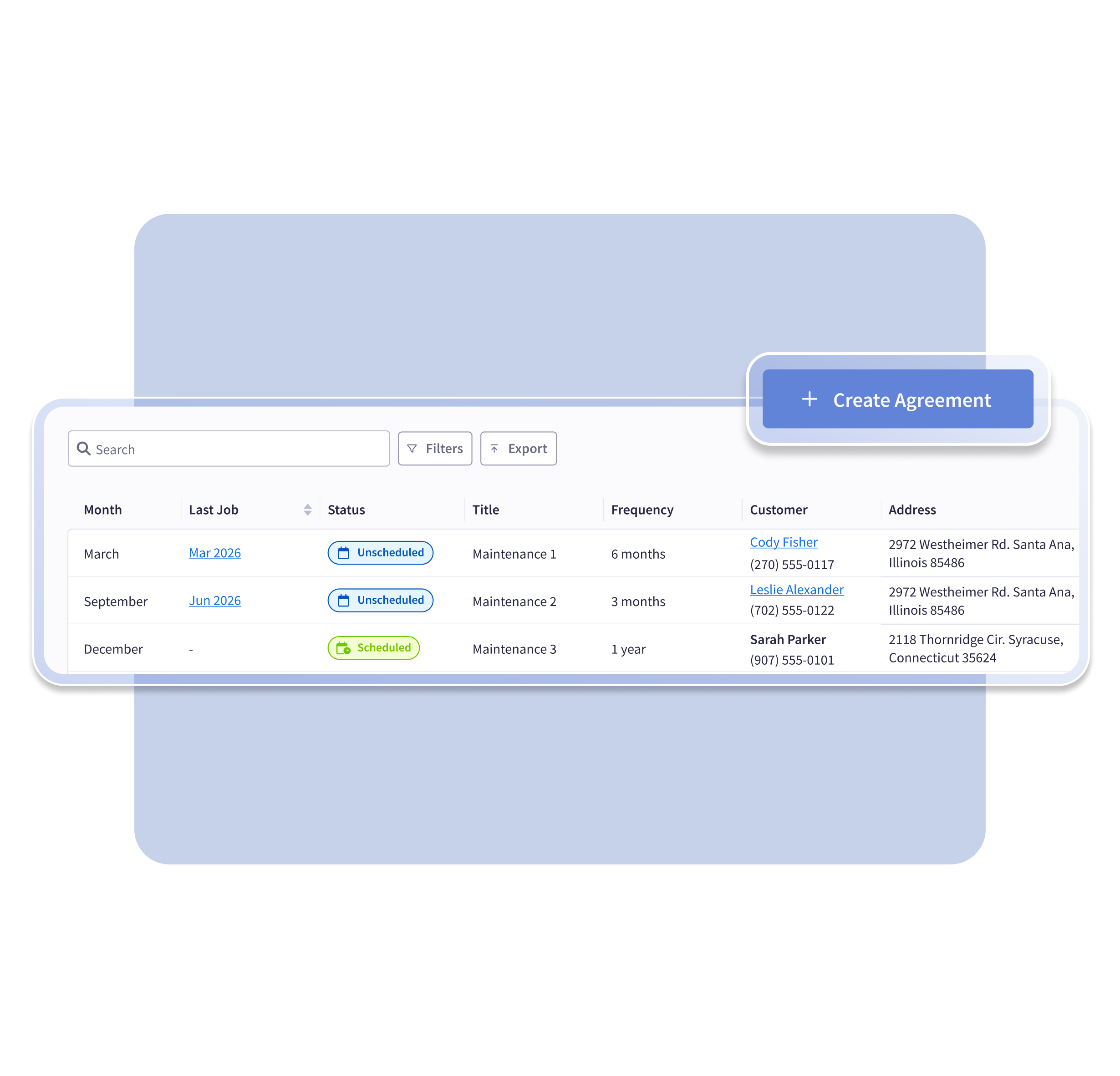 Every Agreement, Every Customer, One Place